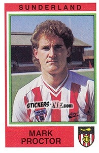 Sticker Mark Proctor - UK Football 1984-1985 - Panini