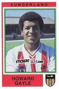 Cromo Howard Gayle - UK Football 1984-1985 n. 307 - Panini