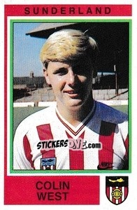 Sticker Colin West - UK Football 1984-1985 - Panini
