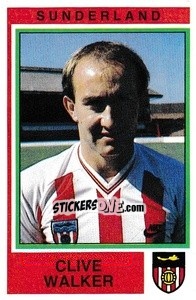 Sticker Clive Walker - UK Football 1984-1985 - Panini