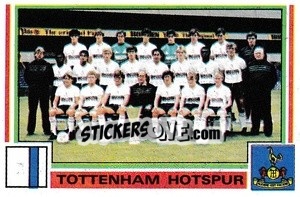 Sticker Team Photo - UK Football 1984-1985 - Panini