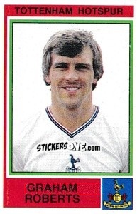 Cromo Graham Roberts - UK Football 1984-1985 - Panini