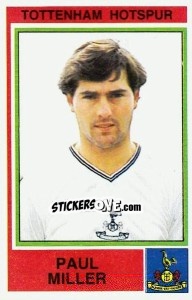 Sticker Paul Miller - UK Football 1984-1985 - Panini