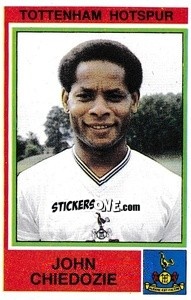Sticker John Chiedozie - UK Football 1984-1985 - Panini