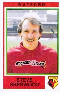 Figurina Steve Sherwood - UK Football 1984-1985 - Panini