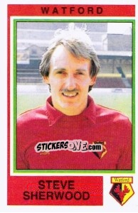 Figurina Steve Sherwood - UK Football 1984-1985 n. 331 - Panini