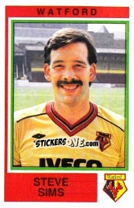 Sticker Steve Sims - UK Football 1984-1985 - Panini