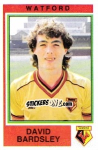 Sticker David Bardsley - UK Football 1984-1985 - Panini