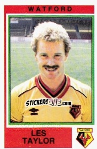 Sticker Les Taylor - UK Football 1984-1985 - Panini