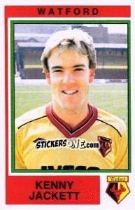 Sticker Kenny Jackett - UK Football 1984-1985 - Panini
