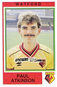 Sticker Paul Atkinson - UK Football 1984-1985 - Panini
