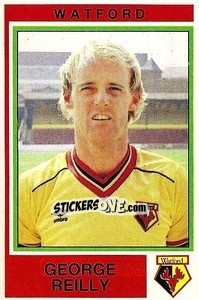 Sticker George Reilly - UK Football 1984-1985 n. 341 - Panini