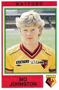 Cromo Mo Johnston - UK Football 1984-1985 - Panini