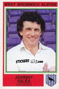 Sticker Johnny Giles - UK Football 1984-1985 n. 346 - Panini