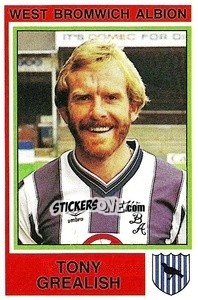 Figurina Tony Grealish - UK Football 1984-1985 n. 354 - Panini