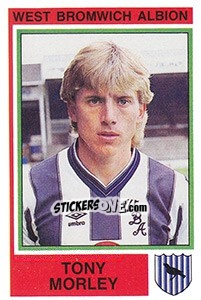 Sticker Tony Morley - UK Football 1984-1985 - Panini