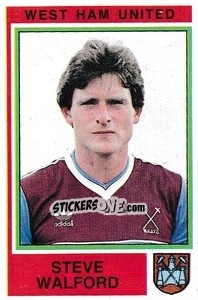Sticker Steve Walford - UK Football 1984-1985 - Panini