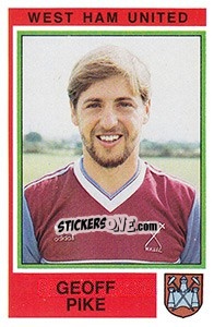 Sticker Geoff Pike - UK Football 1984-1985 n. 369 - Panini