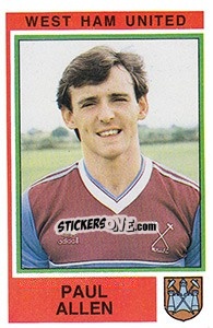 Sticker Paul Allen - UK Football 1984-1985 n. 370 - Panini