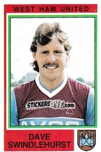 Figurina Dave Swindlehurst - UK Football 1984-1985 - Panini