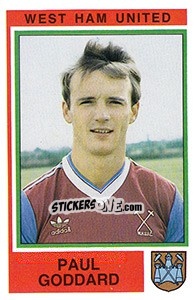 Sticker Paul Goddard - UK Football 1984-1985 n. 375 - Panini
