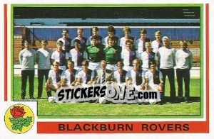 Cromo Blackburn Rovers Team - UK Football 1984-1985 - Panini