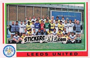 Sticker Leeds United Team - UK Football 1984-1985 n. 411 - Panini