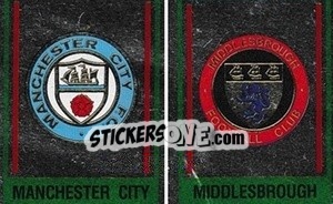 Figurina Manchester City / Middlesbrough Badge