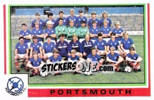 Figurina Portsmouth Team - UK Football 1984-1985 n. 420 - Panini