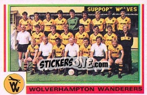Sticker Wolverhampton Wanderers Team - UK Football 1984-1985 n. 426 - Panini