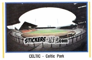 Cromo Glasgow Celtic - UK Football 1984-1985 - Panini