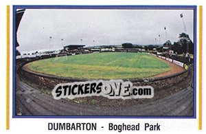 Sticker Dumbarton - UK Football 1984-1985 - Panini