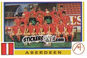 Sticker Team Photo - UK Football 1984-1985 - Panini