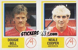 Sticker Dougie Bell / Neale Cooper - UK Football 1984-1985 n. 442 - Panini