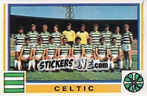 Sticker Team Photo - UK Football 1984-1985 - Panini