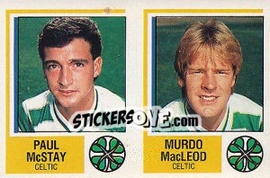 Sticker Paul McStay / Murdo MacLeod - UK Football 1984-1985 - Panini