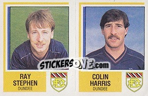 Figurina Ray Stephen / Colin Harris - UK Football 1984-1985 n. 471 - Panini