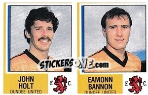 Sticker John Holt / Eammon Bannon - UK Football 1984-1985 - Panini