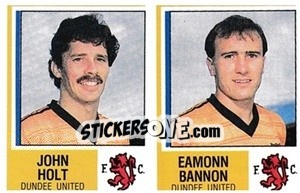Sticker John Holt / Eammon Bannon - UK Football 1984-1985 n. 479 - Panini