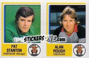 Sticker Pat Stanton / Alan Rough - UK Football 1984-1985 n. 493 - Panini