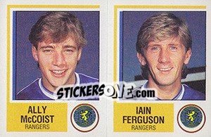 Sticker Ally McCoist / Iain Ferguson - UK Football 1984-1985 n. 516 - Panini
