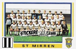 Sticker Team Photo - UK Football 1984-1985 - Panini