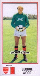 Sticker George Wood - UK Football 1982-1983 - Panini