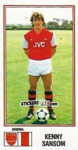 Sticker Kenny Sansom - UK Football 1982-1983 n. 9 - Panini