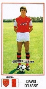 Sticker David O'Leary - UK Football 1982-1983 n. 11 - Panini