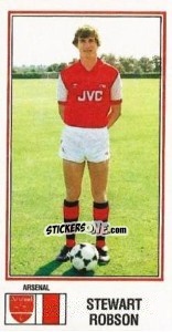 Figurina Stewart Robson - UK Football 1982-1983 - Panini