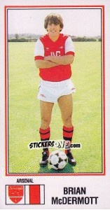 Sticker Brian McDermott - UK Football 1982-1983 n. 16 - Panini