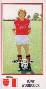 Sticker Tony Woodcock - UK Football 1982-1983 n. 18 - Panini
