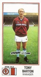 Sticker Tony Barton - UK Football 1982-1983 n. 23 - Panini
