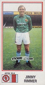 Sticker Jimmy Rimmer - UK Football 1982-1983 - Panini